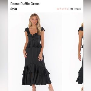 Reese Ruffle Dress by Show Me Your Mumu - worn once!
